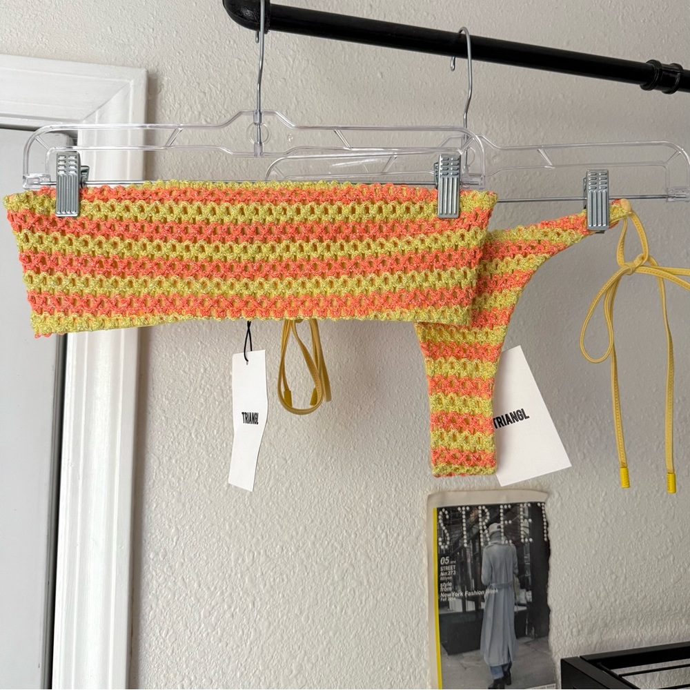 Triangl Swimwear Yellow and Orange Bikini